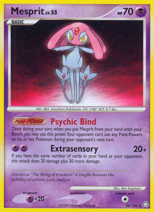 Mesprit Lv.55 Card Front