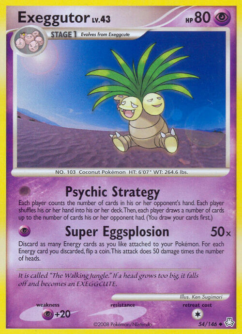 Exeggutor Lv.43 Card Front