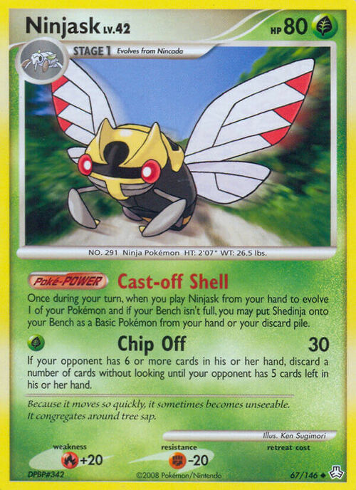 Ninjask Lv.42 Card Front