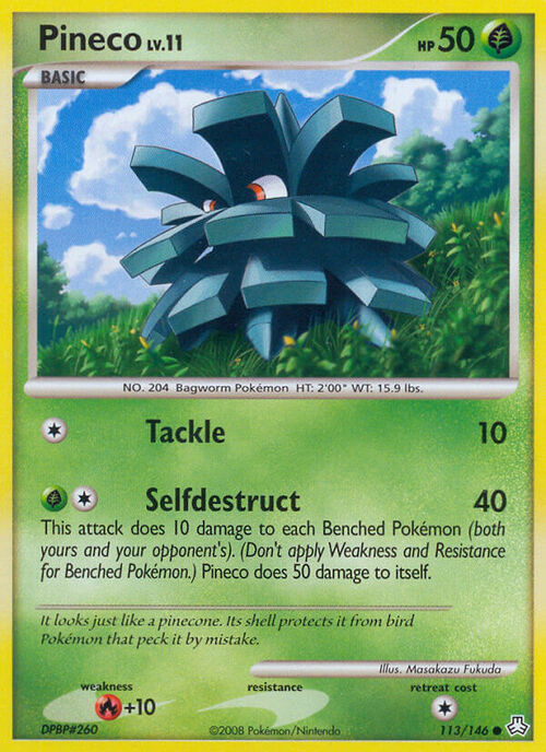 Pineco Lv.11 Card Front