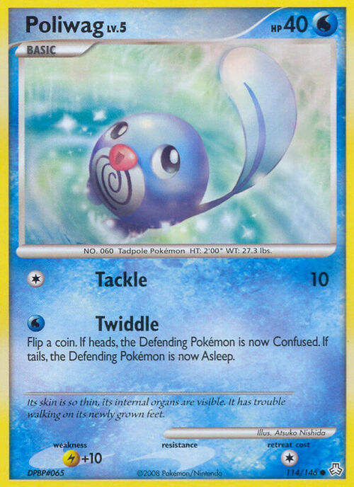 Poliwag Lv.5 Card Front