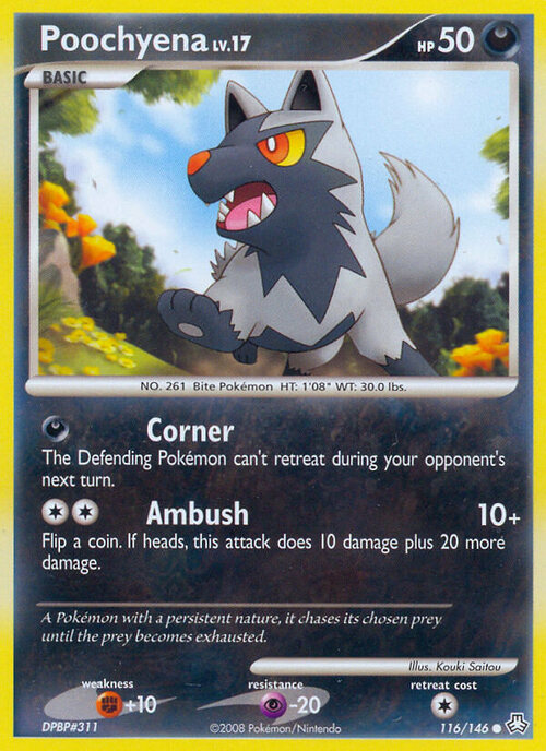 Poochyena Lv.17 Card Front