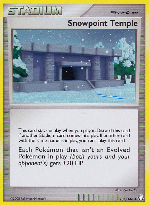 Snowpoint Temple Card Front