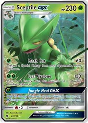 Sceptile GX [Mach Cut | Leaf Cyclone | Jungle Heal GX]