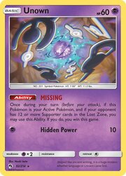 Unown [MISSING | Hidden Power]