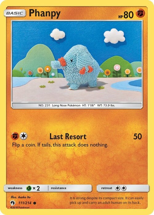 Phanpy Card Front