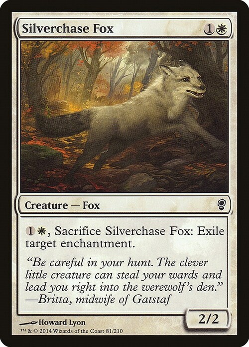 Silverchase Fox Card Front