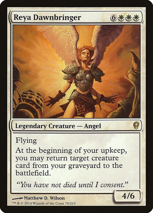 Reya Dawnbringer Card Front