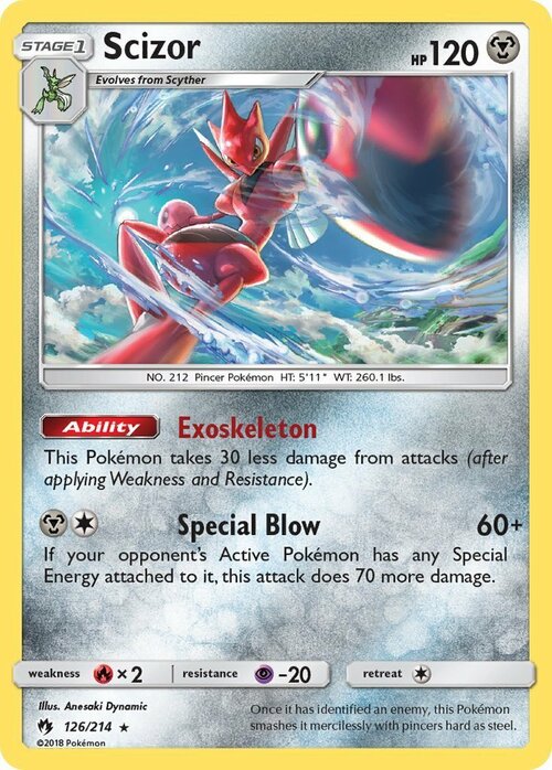 Scizor Card Front