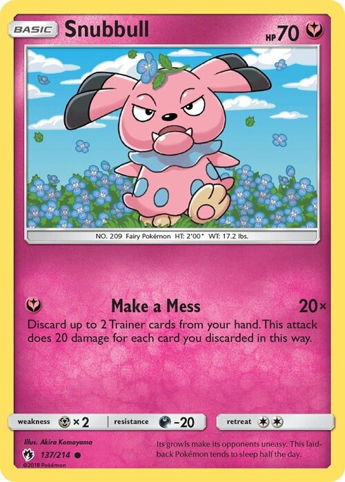 Snubbull Card Front