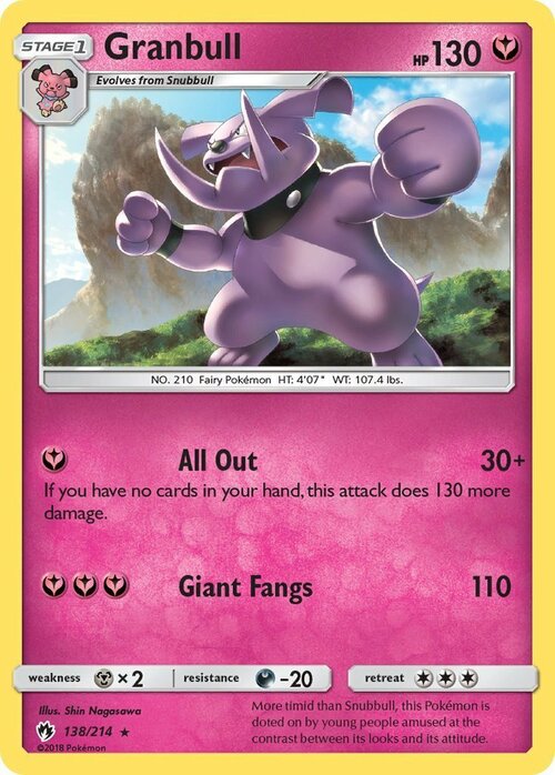 Granbull Card Front