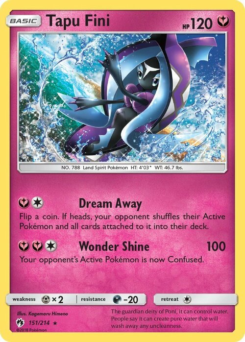 Tapu Fini Card Front