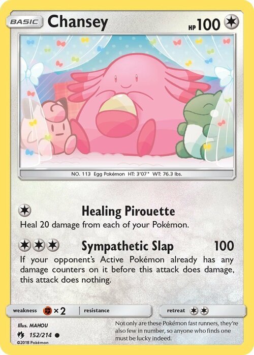 Chansey Card Front