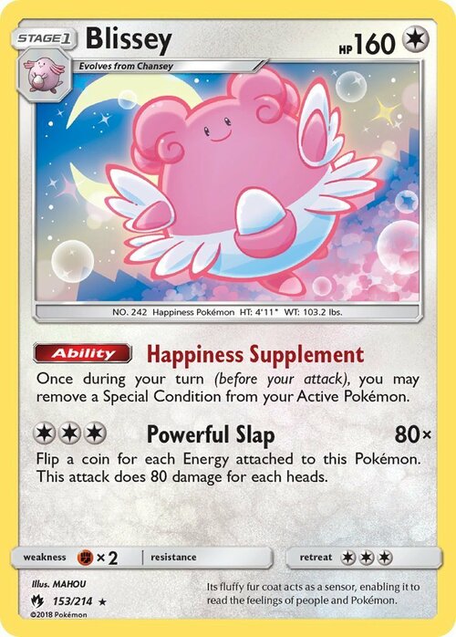 Blissey Card Front