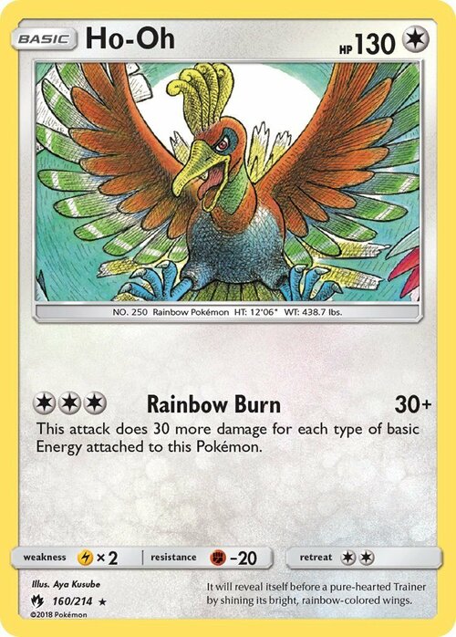 Ho-Oh Card Front