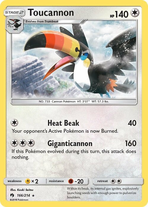 Toucannon Card Front