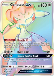 Genesect GX [Double Drive | Burst Shot | Break Buster GX]