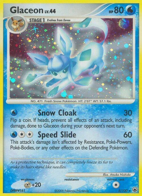 Glaceon Card Front