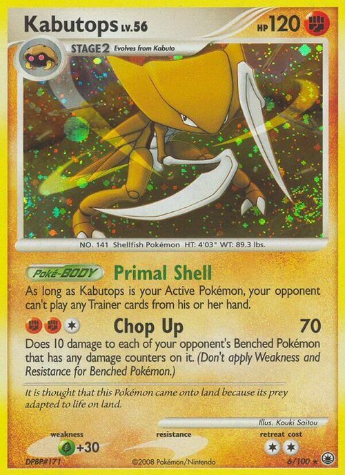 Kabutops Card Front