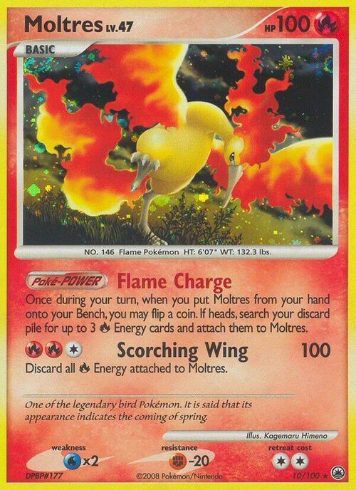 Moltres Card Front