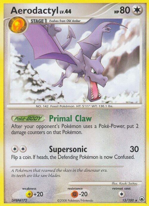 Aerodactyl Card Front