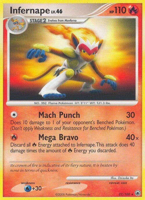 Infernape Card Front