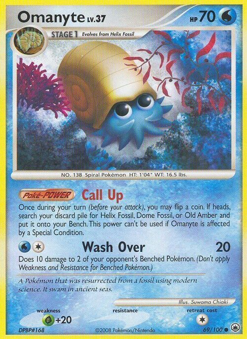 Omanyte Card Front