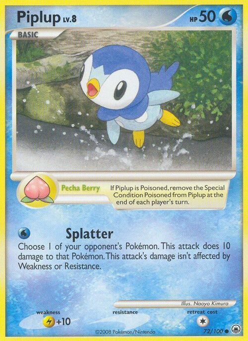 Piplup Card Front