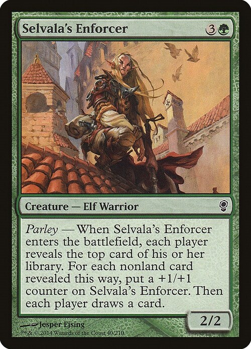 Selvala's Enforcer Card Front