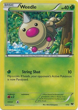 Weedle Card Front