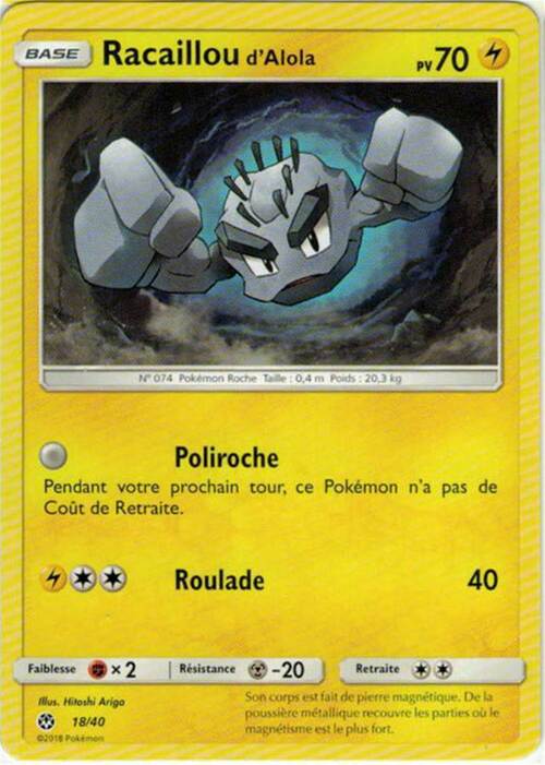 Alolan Geodude Card Front