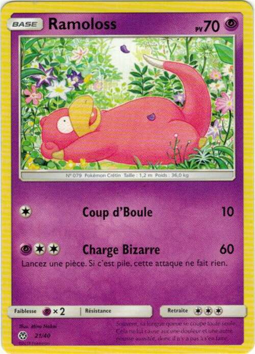 Slowpoke Card Front