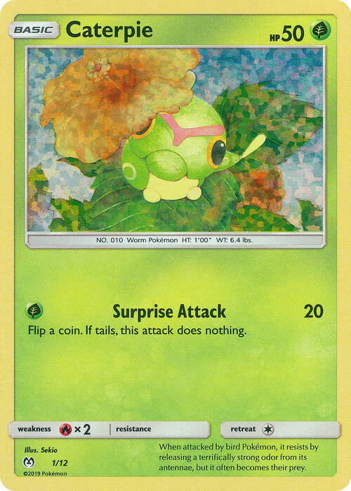 Caterpie Card Front