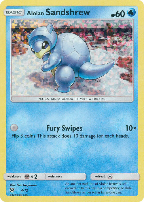 Alolan Sandshrew Card Front