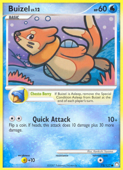 Buizel Card Front