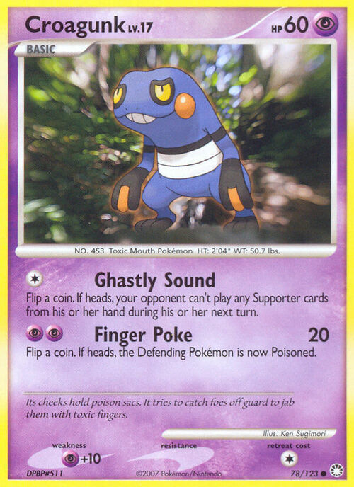 Croagunk Card Front