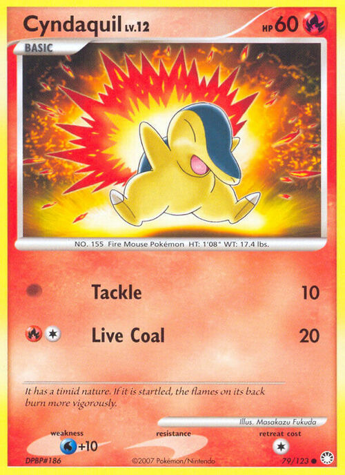 Cyndaquil Card Front