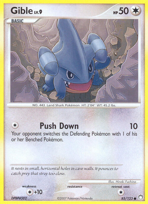 Gible Card Front