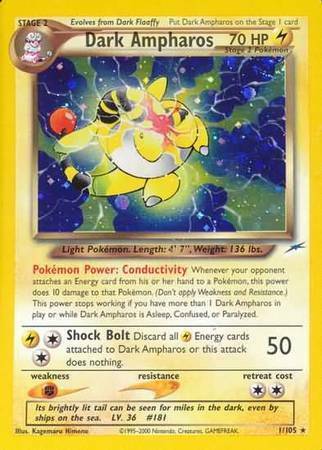 Dark Ampharos Card Front