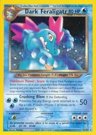 Dark Feraligatr Card Front