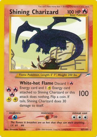 Shining Charizard Card Front