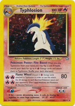 Typhlosion Card Front