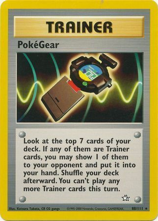 PokéGear Card Front