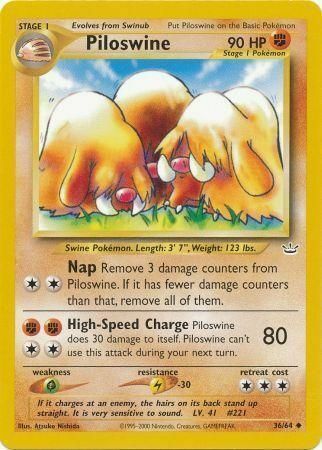 Piloswine Card Front