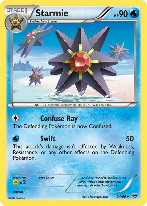 Starmie Card Front