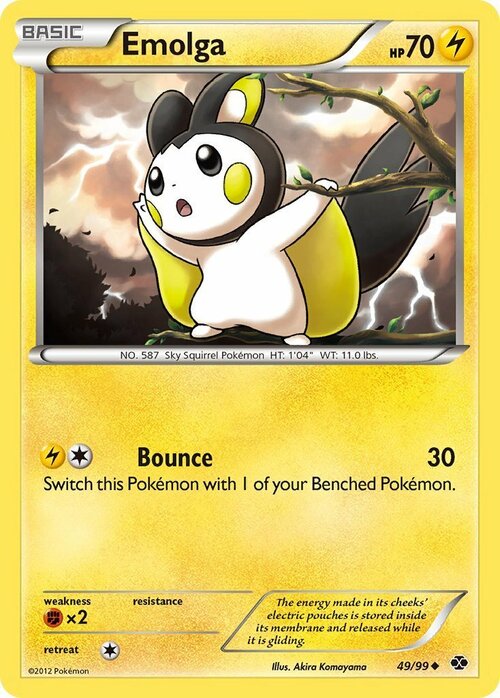 Emolga Card Front