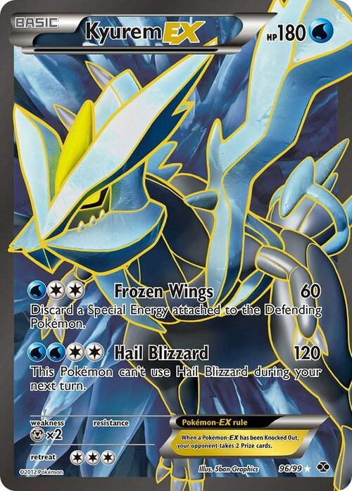 Kyurem EX Card Front