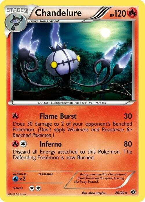 Chandelure Card Front