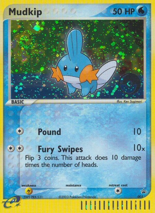 Mudkip Card Front