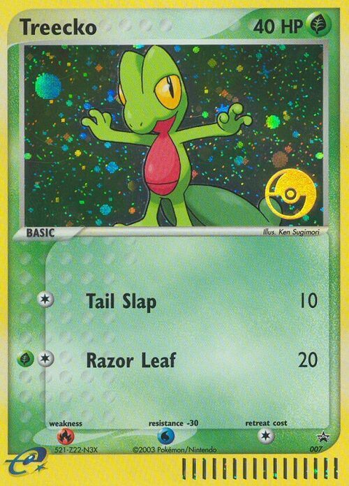 Treecko Card Front